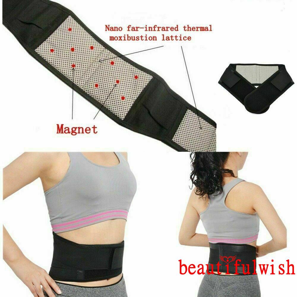 Neoprene Lower Back Support Belt Lumbar Brace Waist Posture Pain Shopee Singapore