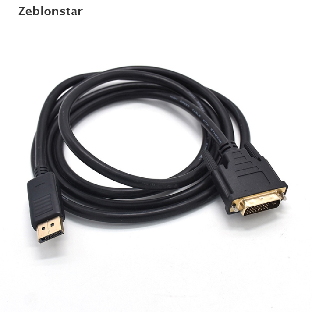 [star] 6 Feet 1.8m Gold Plated DisplayPort DP to DVI-D Male Cable Adapter HD 1080p