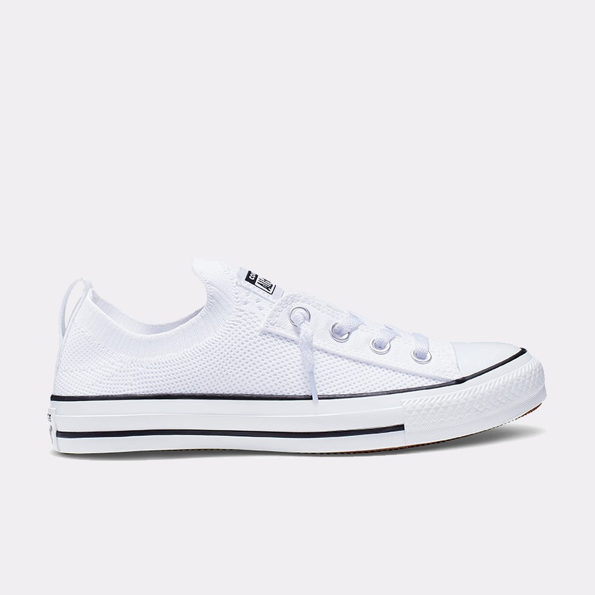 565490C - Converse Chuck Taylor All Star Shoreline Knit Slip -  White/Black/White | Shopee Singapore