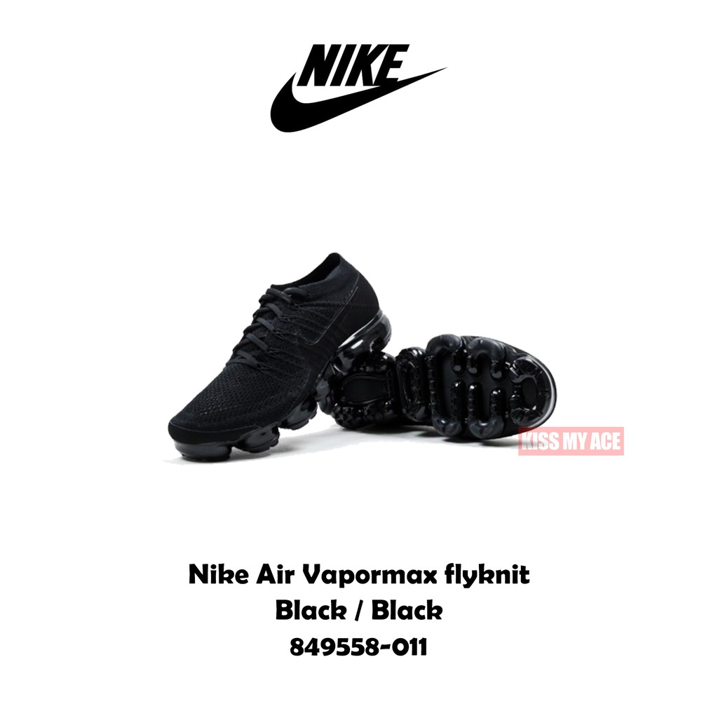 nike air vapormax flyknit black mens