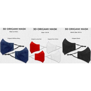 Image of Forever family 3D Origami Adult Kids mask washable reusable masks