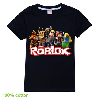 Roblox T Shirt Kids Boys Girls Game T Shirt Children Summer Catoon Clothing Tees Shopee Singapore - letter c shirt roblox