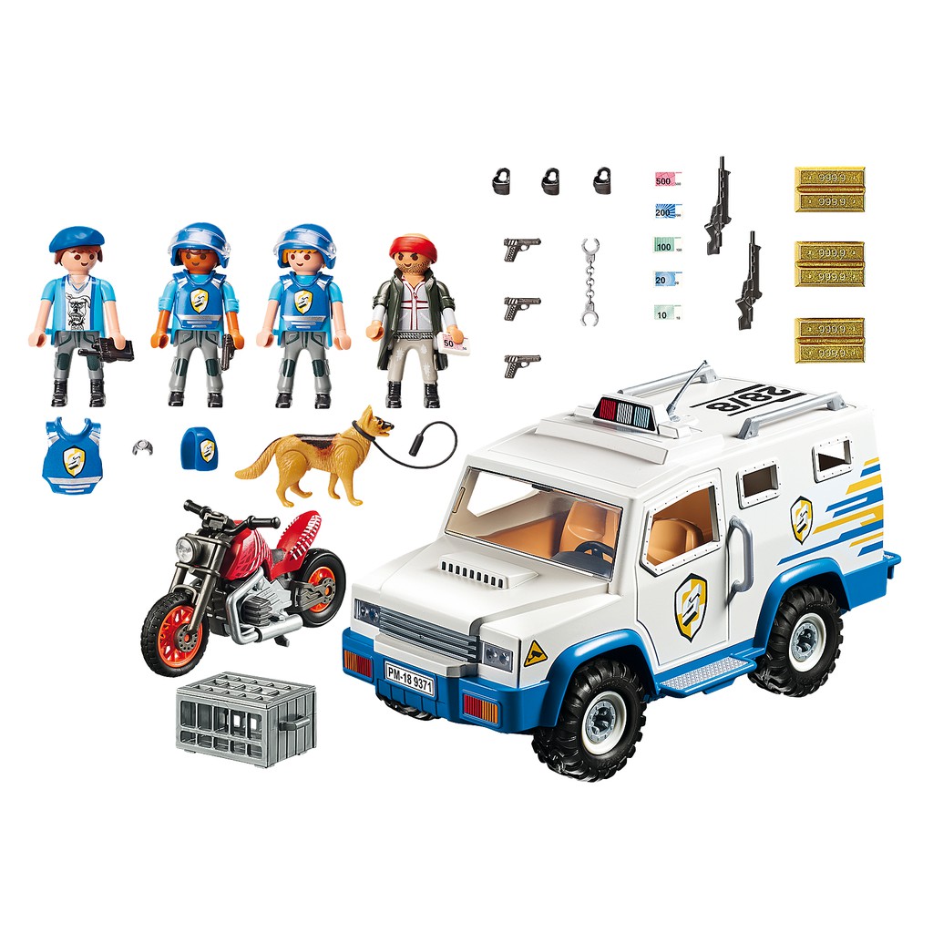 playmobil money truck