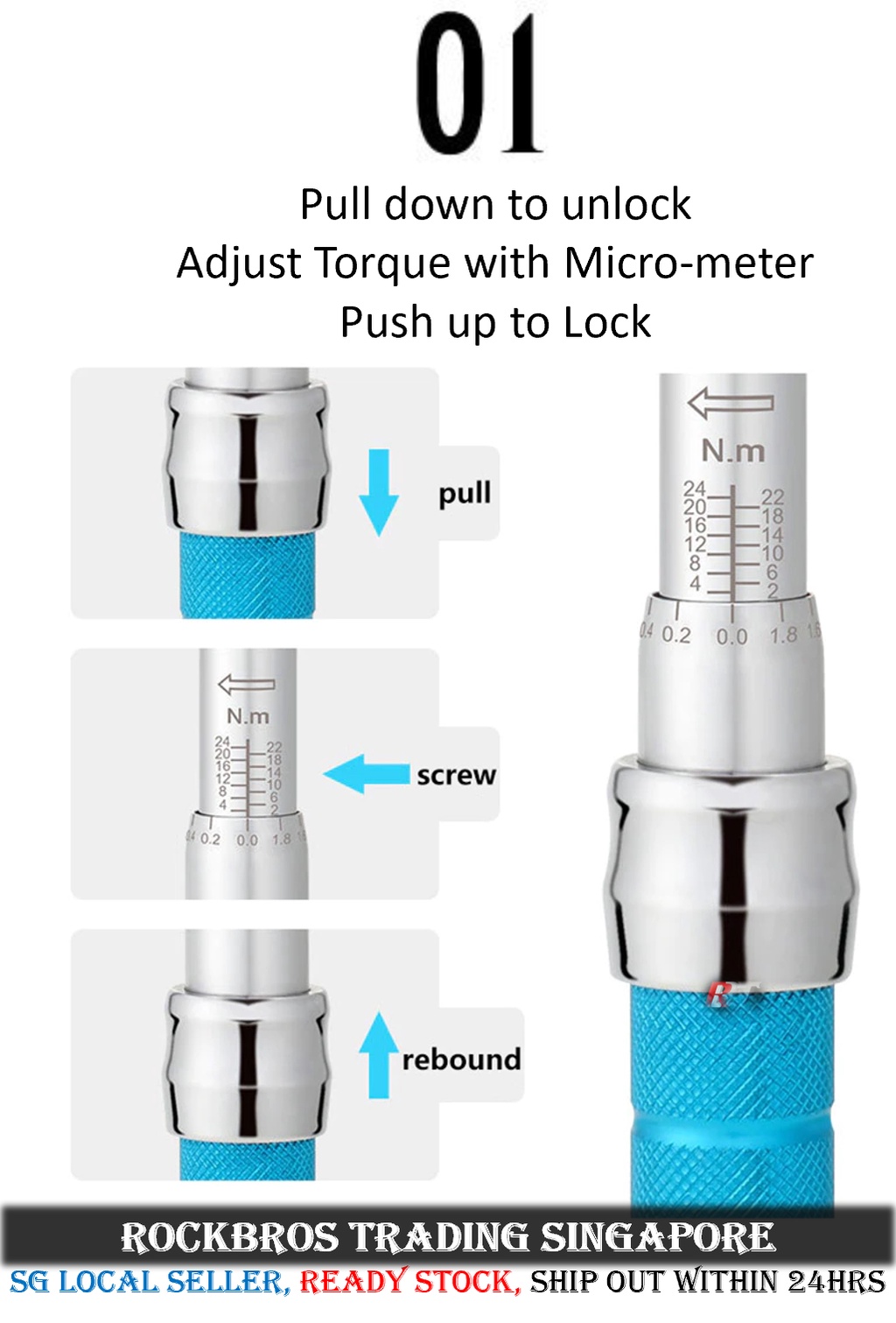 [SG] Toopre torque wrench set bicycle torque wrench set Torque Ratchet