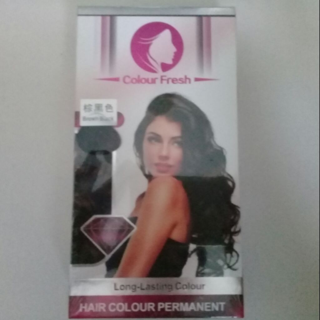 Color Fresh Hair Dye Free Ship Brown Black Permanent Dye Shopee Singapore