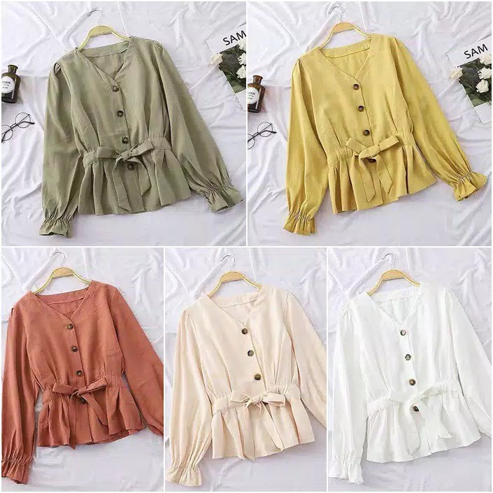 Selina Top Flottilicious Muslim Blouse Blouse Top Wholesale Clothes Online Shopee Singapore