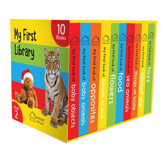 My First Library (Vol 2) : Box set of 10 Board Books Baby Book Set 9789388810005