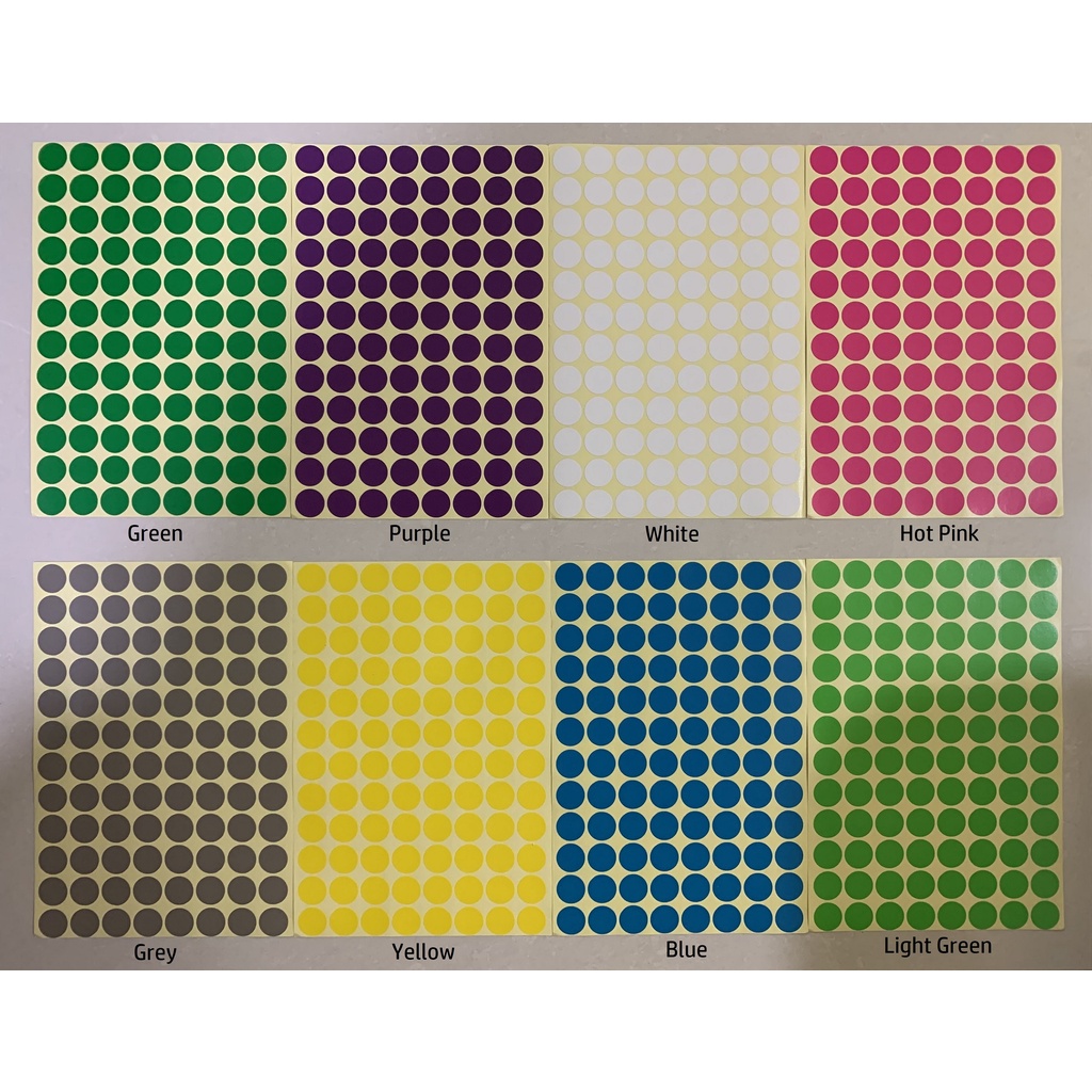 Round Sticker Label (2 Labels / Order) | Shopee Singapore