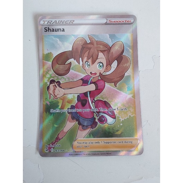 Pokemon shauna full art supporter fusion strike card | Shopee Singapore