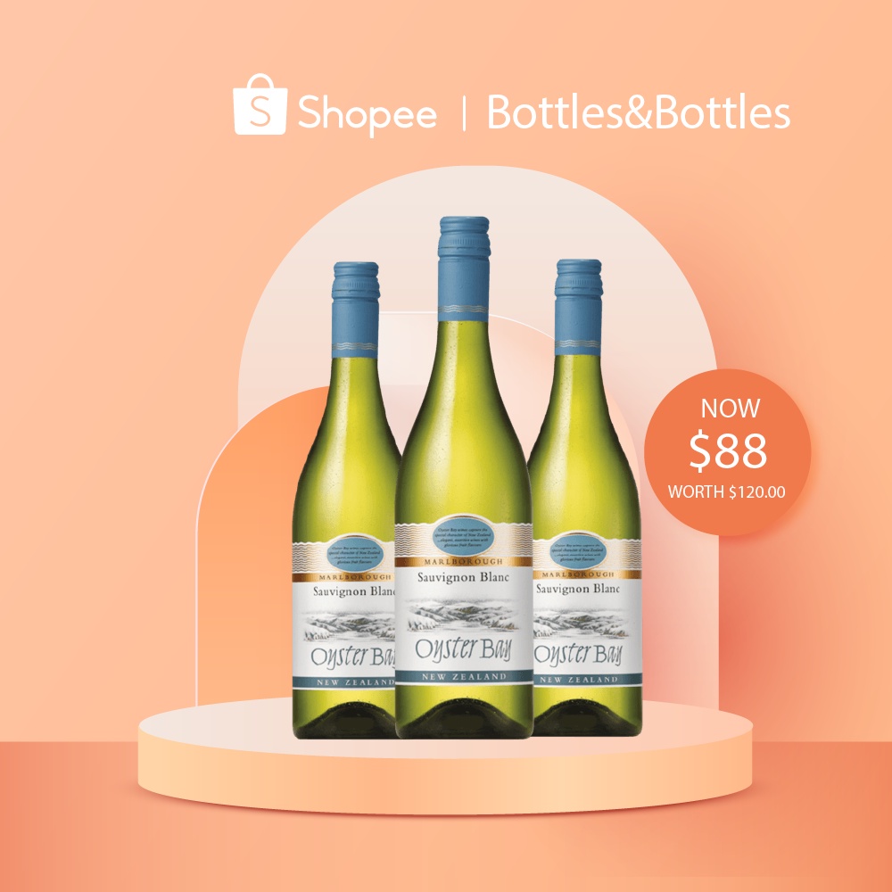 [Bundle of 3] Oyster bay Sauvignon Blanc 2022, New Zealand, 750ml