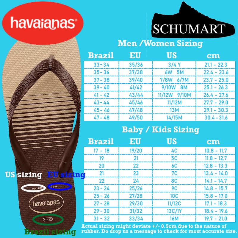 Baby Havaianas Size Chart Ubicaciondepersonas cdmx gob mx
