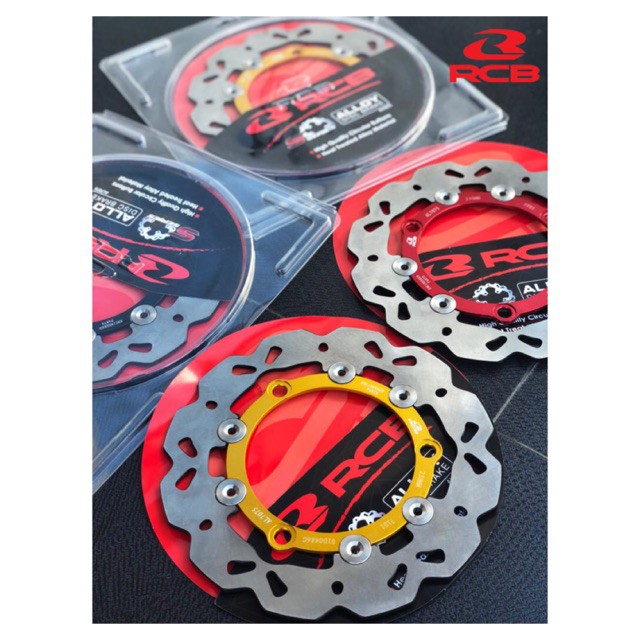 Rcb Racing Boy Alloy Disc Brake S Series Front Rear 298mm 203mm 230mm 245mm Yamaha Y15zr Y15 Nmax Lc5s Honda Rs150 Shopee Singapore