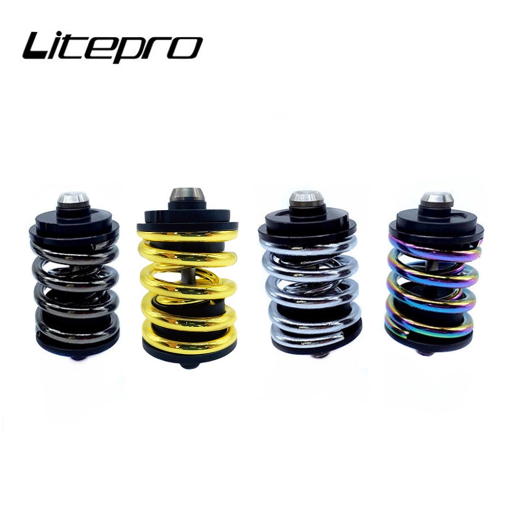 Bicycle Spring Suspension Rear Shock Shocks Absorber Folding Bike Titanium Screw Rod For Brompton 3sixty Shopee Singapore
