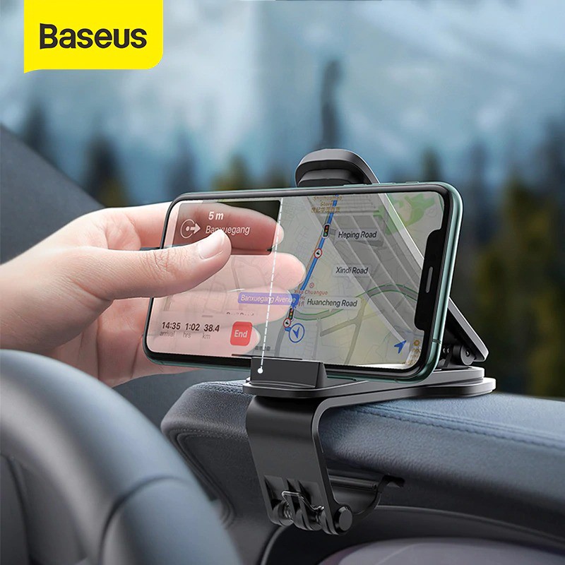 Baseus Car Phone Holder 360 Degree GPS Navigation Dashboard Phone