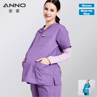 Anno Cotton Medical Scrubs Set Surgery Body Nurse Uniform Women Slim Fit Fashion Nursing Dress Beauty Salon Wear Shopee Singapore