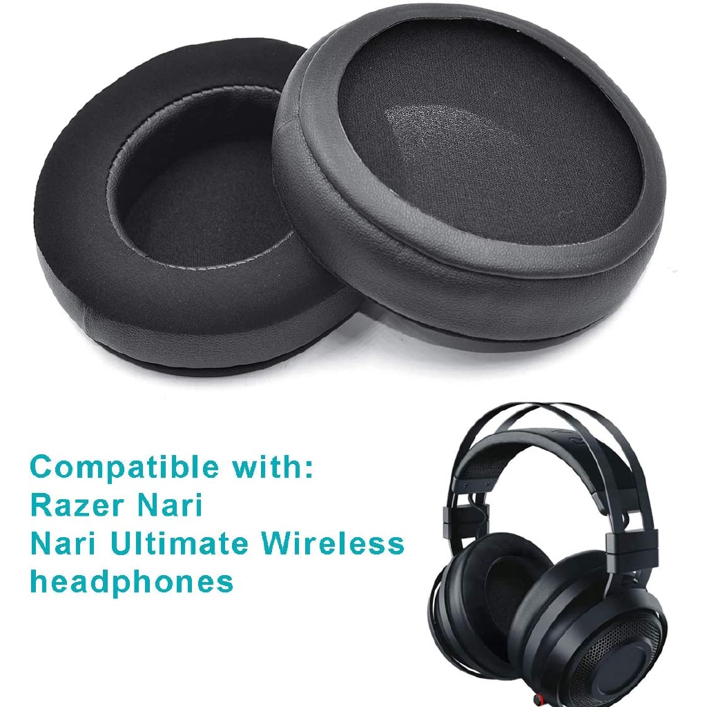 Replacement Cooling Gel Ear Pads Cushion For Razer Nari Nari Ultimate Wireless Headphones Shopee Singapore