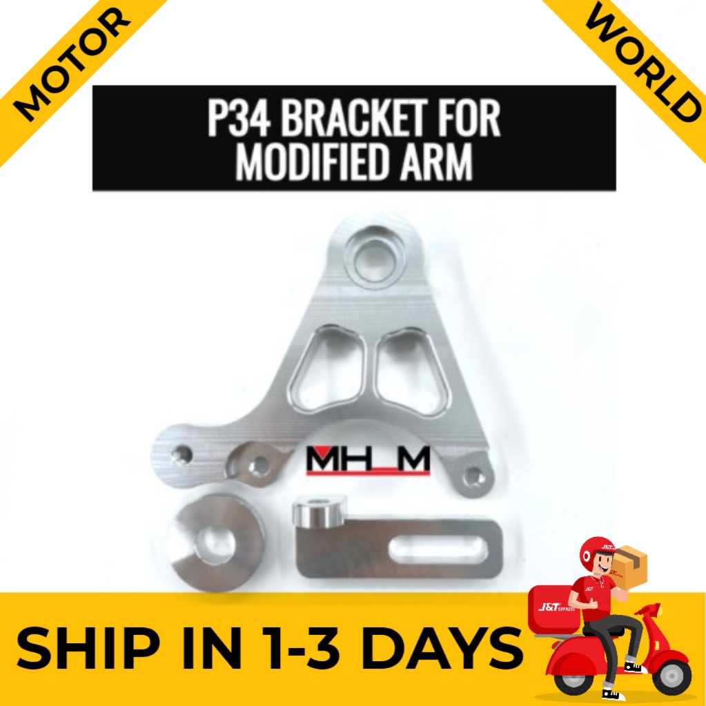 P34 BRACKET Y15ZR / BRACKET FOR MODIFIED SWING ARM / BRACKET ARM YAMAHA