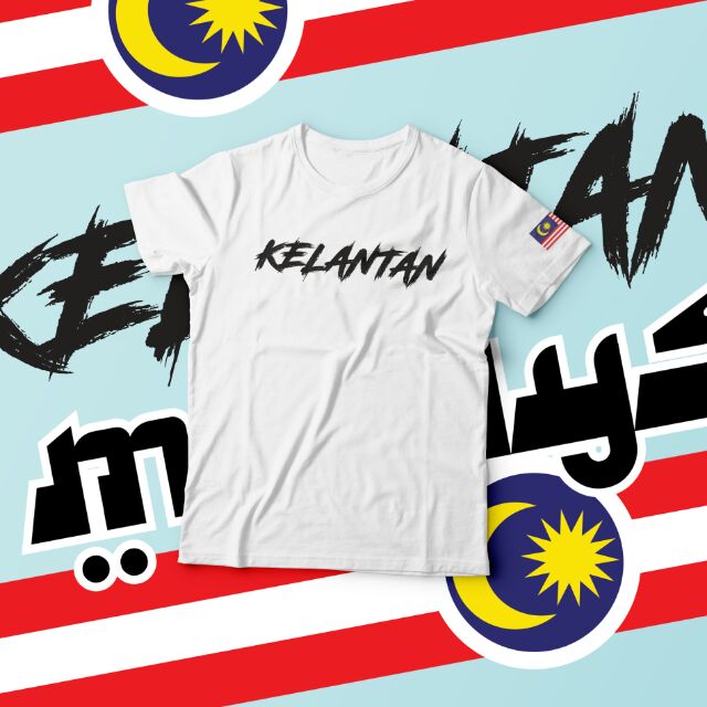 TShirt States Of Malaysia Kelantan Shopee Singapore