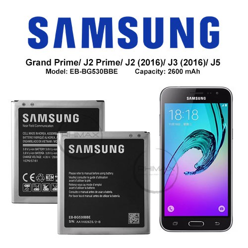 Samsung Galaxy Grand Prime J2 Prime Replacement Battery 2600mah G530 J2 16 J500 J3 16 J3 Eb Bg530bbe Shopee Singapore