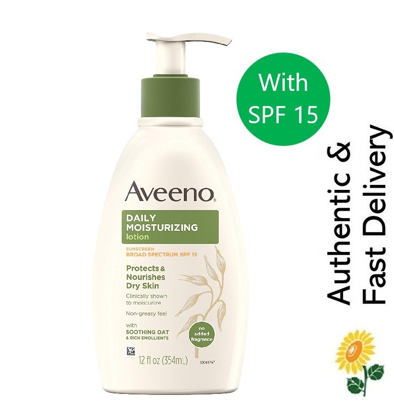aveeno daily moisturizing lotion with spf 15