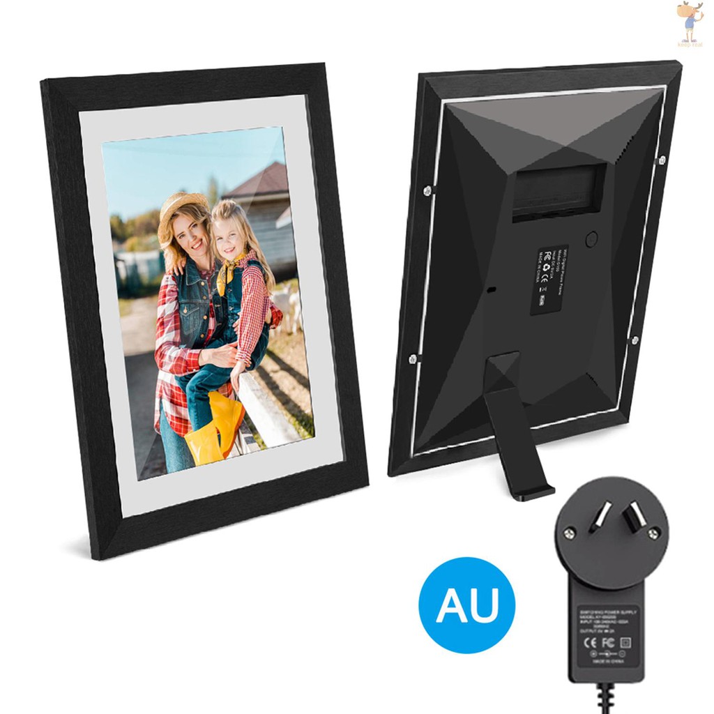 Ready Stock 10 Inch Digital Picture Frame Play Photos With Slideshow 1280x800 Digital Picture Frame Full Hd Ips Display View Angle Digital Photo Frame With Touch Screen Send Photos Or Small Videos From