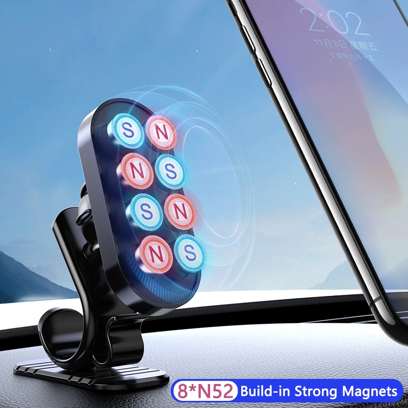 Car Magnetic Phone Holder Magnet Car Cell Phone Holder Stand Universal Car Mobile Phone Mount for iPhone 13 Xiaomi Redmi Huawei