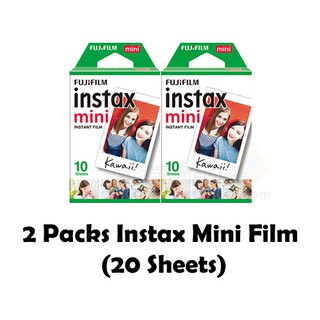 Instax Mini Blank Plain Film (Plain) [2 Packs]