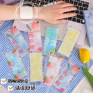 Cartoon Boxed Ice Cool Stickers Summer Gel Cooling Reusable Heatstroke ...