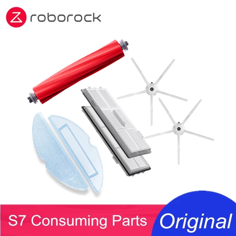 Original Roborock S7 Accessories Washable Filter Detachable Roller