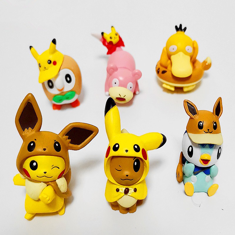 pikachu eevee poncho