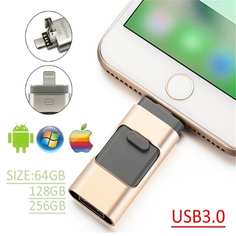 3in1 Usb3 0 Usb Flash Drive For Iphone Ipad Android Pc I Flashdrive Pen Drive Shopee Singapore