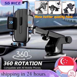 SG nice🚗 joyroom/KAKU/ Universal 360 Rotation Car Mount Holder/Air Outlet Car Holder Sucker Mobile Phone Stand