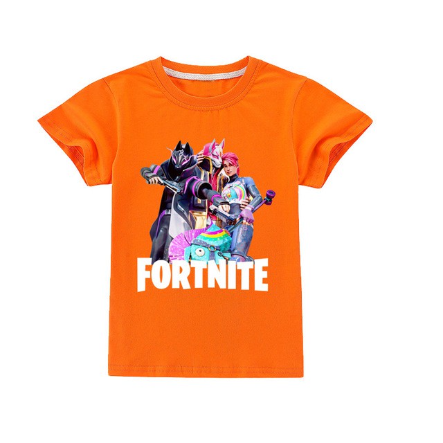 orange t shirt kid fortnite