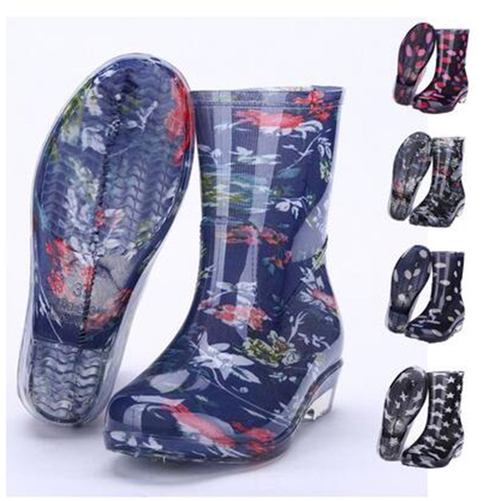womens mid rain boots