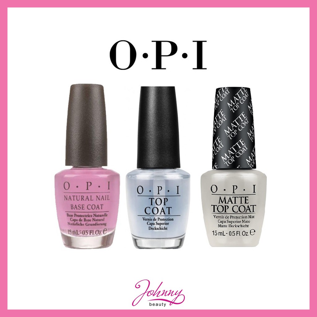 READY STOCK OPI TOP/BASE/MATTE COAT Shopee Singapore