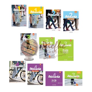 Adomania 1, 2, 3, 4 : Student Book, workbook, Teachers Guide, DVD-ROM, Audio cd: 9782014015225 (100% original import)