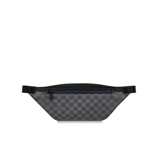 New LV black and grey checkerboard N40187 Discovery belt bag chest bag cross body bag Damier ...