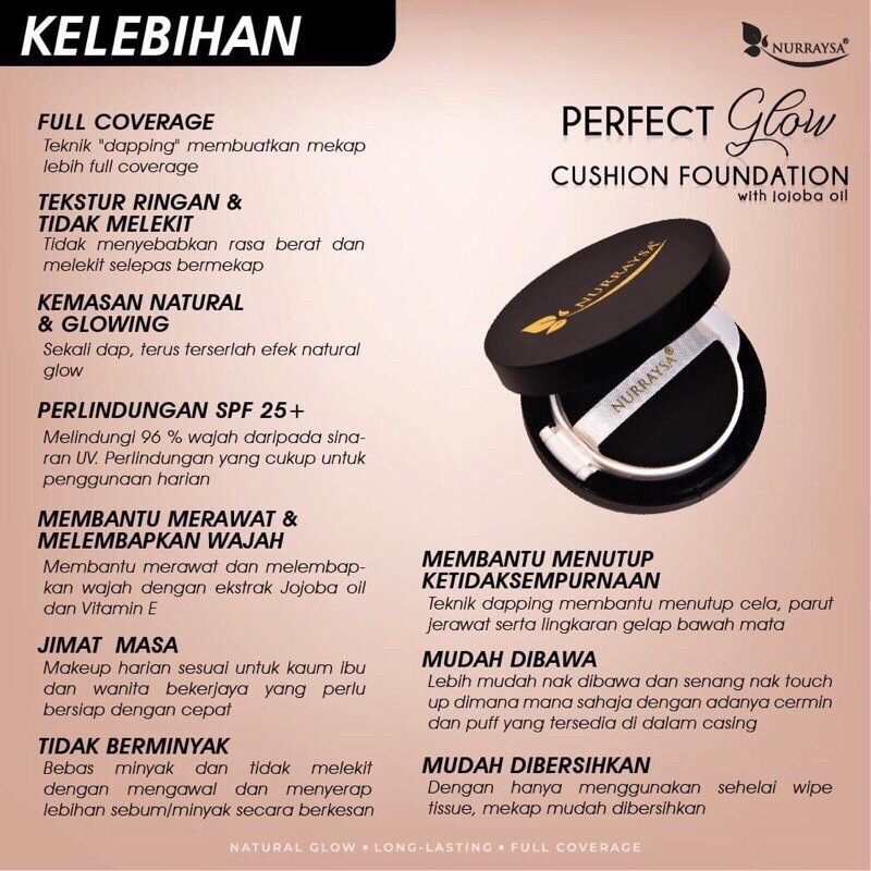 Cushion Foundation Nurraysa Shopee Singapore