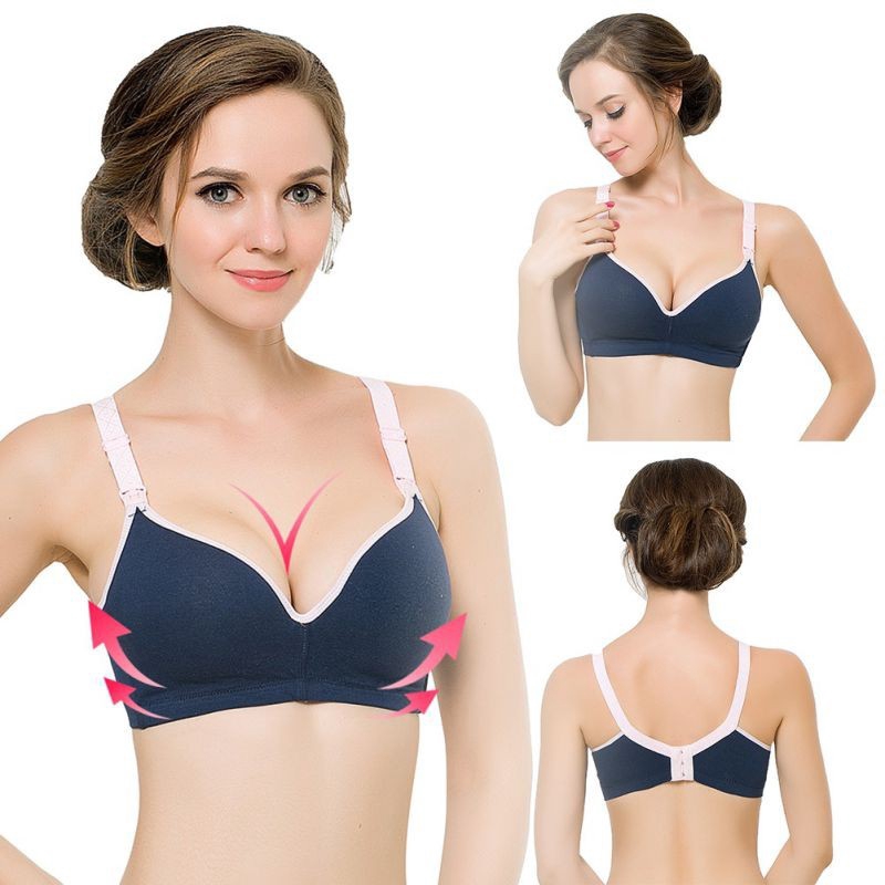 Fashion Mom rim pregnant breastfeeding nursing bra Shopee Singapore