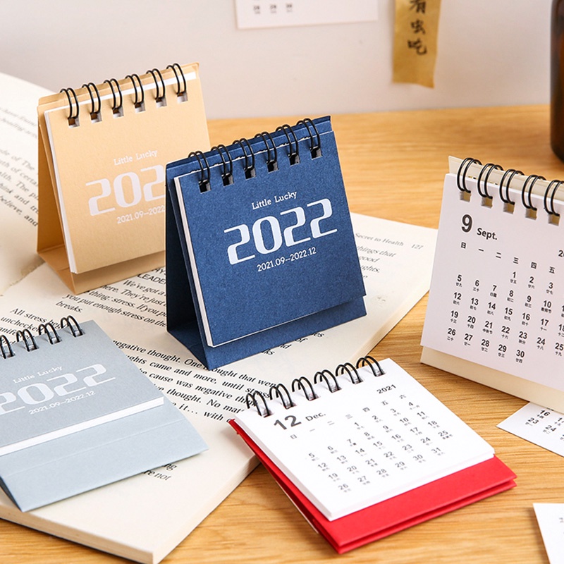 2022 Calendar Small Creative Mini 2022 Calendar Portable Cute Desktop Small Desk Calendar  Decoration Time Schedule | Shopee Singapore