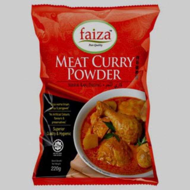 Meat Curry 220gm Kari Meat Powder Faiza Shopee Singapore