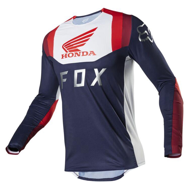 Pro Men Long Sleeve Dirt Bike Riding Gear Racing Flexair Honda Jersey