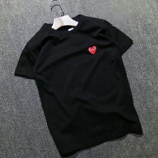 cdg play shirt black