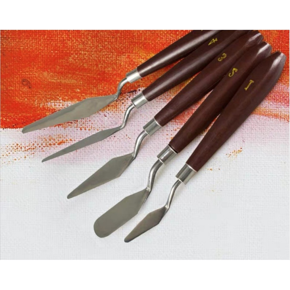 Metal Palette Knife Set 5pc Shopee Singapore