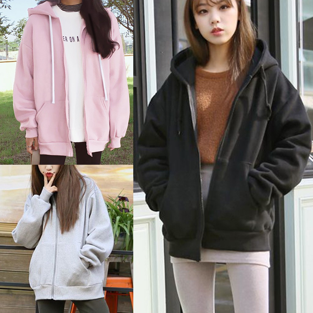 jaket hoodie oversize