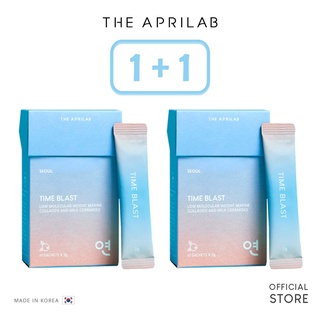 THE APRILAB | 1+1 Time Blast — Korean Marine Collagen & Milk Ceramides (Korean Beauty Supplement Powder) — Anti Aging
