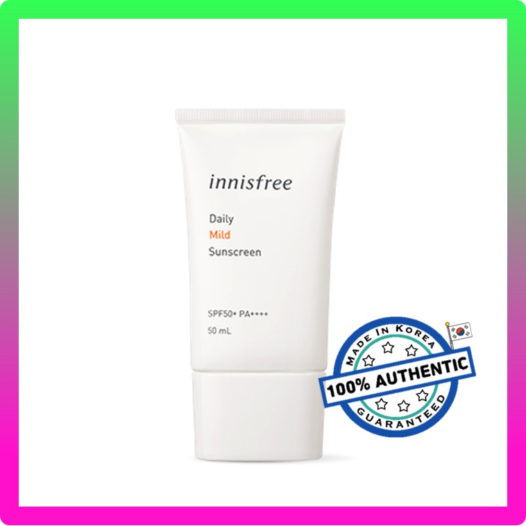 Innisfree Daily Mild Sunscreen Spf50 Pa Shopee Singapore