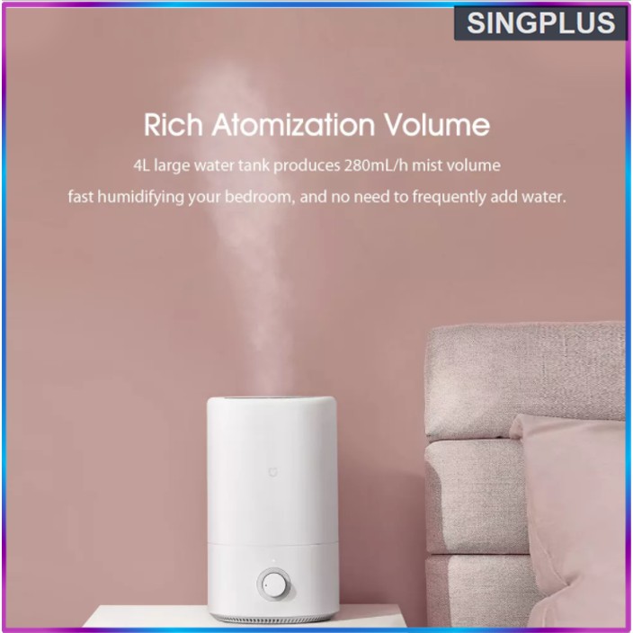 Xiaomi ZHIBAI Humidifier 4L 280ml/h atomization volume low/mid/high fog
