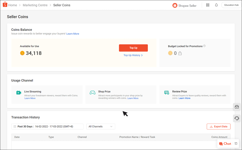 Seller Coins | SG Seller Education [Shopee]