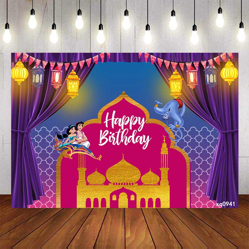 aladdin party backdrop